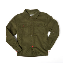 Load image into Gallery viewer, Paxton 7 Racing green moleskin over shirt