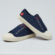 Load image into Gallery viewer, Joe & Co X Gola 03 Navy Canvas & Vulcanised Rubber Tennis Shoe