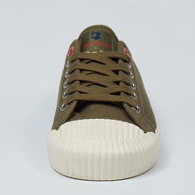 Load image into Gallery viewer, Joe & Co X Gola 04 Olive Canvas & Vulcanised Rubber Tennis Shoe