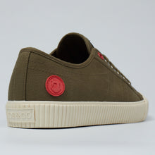 Load image into Gallery viewer, Joe & Co X Gola 04 Olive Canvas & Vulcanised Rubber Tennis Shoe