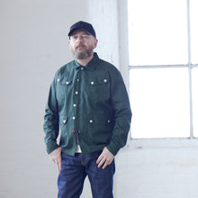 Load image into Gallery viewer, Arkwright 20 Dark Olive Water Repellent Ripstop Over Shirt