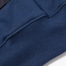 Load image into Gallery viewer, Holt 01 Dark Navy Knitted Loopback Hooded Sweatshirt