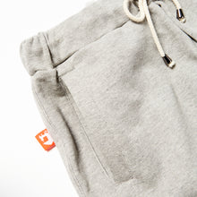 Load image into Gallery viewer, Harold 01 Marl Grey Knitted Australian super fine cotton loopback joggers