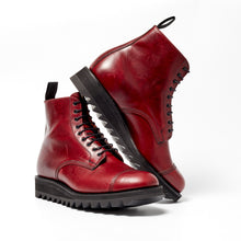 Load image into Gallery viewer, The Reddington II 9 holer Derby toe cap leather boot