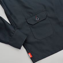 Load image into Gallery viewer, Paxton 42 Dark Navy Recylced Cotton Over Shirt
