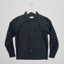Load image into Gallery viewer, Paxton 42 Dark Navy Recylced Cotton Over Shirt
