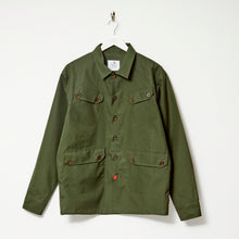 Load image into Gallery viewer, Arkwright 20 Dark Olive Water Repellent Ripstop Over Shirt
