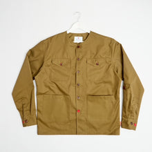 Load image into Gallery viewer, Baines 17 Biscuit Cotton Twill Over Shirt
