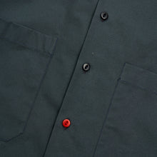 Load image into Gallery viewer, Camp 09 Navy Short Sleeve Cotton Poplin Bowling Shirt
