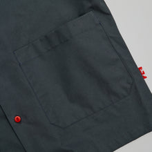 Load image into Gallery viewer, Camp 09 Navy Short Sleeve Cotton Poplin Bowling Shirt
