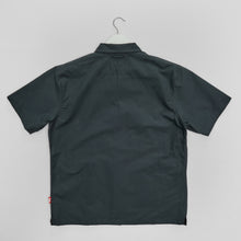 Load image into Gallery viewer, Camp 09 Navy Short Sleeve Cotton Poplin Bowling Shirt
