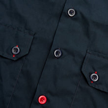 Load image into Gallery viewer, Arkwright 45 Dark Navy Luxury Poplin Over Shirt

