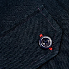 Load image into Gallery viewer, Arkwright 34 Dark Navy Cotton Twill Over Shirt
