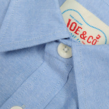 Load image into Gallery viewer, Fulton 6 Cotton Chambray Sky Blue Tailed Shirt
