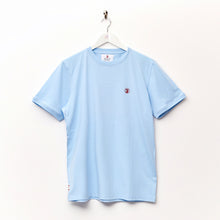 Load image into Gallery viewer, Tower 14 Dripping Logo Sky Blue Supima Fine Cotton T Shirt
