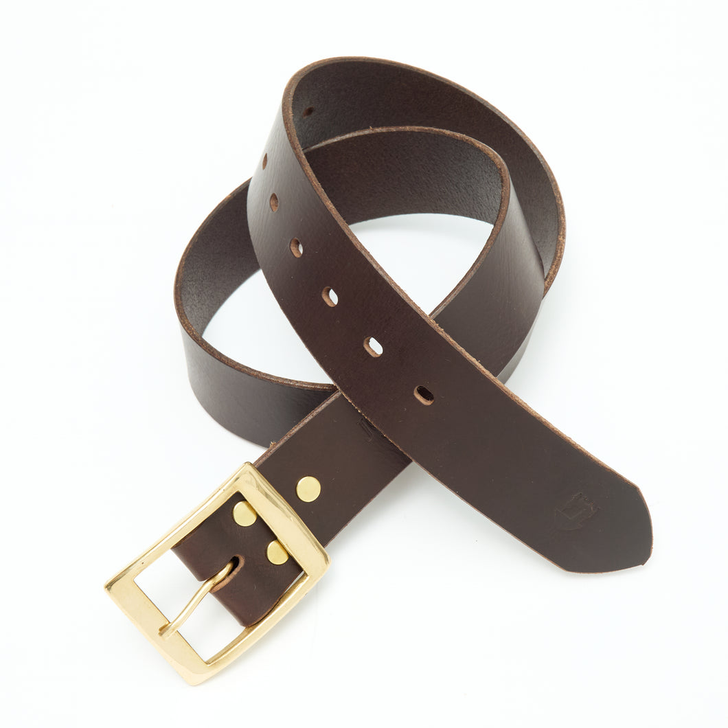 Philby 03 Buffalo Leather With Solid Brass Belt
