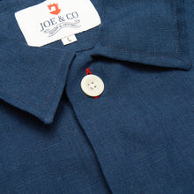 Load image into Gallery viewer, Paxton 31 navy linen over shirt
