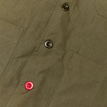 Load image into Gallery viewer, Baines 22 Khaki Luxury Cotton Poplin Over Shirt
