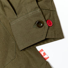 Load image into Gallery viewer, Baines 22 Khaki Luxury Cotton Poplin Over Shirt
