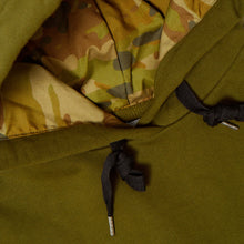 Load image into Gallery viewer, Holt 06 Jungle Green And Camo Knitted Loopback Hooded Sweatshirt
