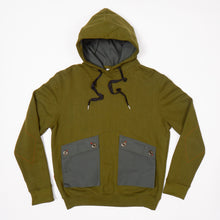 Load image into Gallery viewer, Holt 05 Jungle Green Knitted Loopback Hooded Sweatshirt
