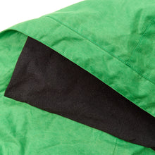 Load image into Gallery viewer, ASYEMMETRIC APPLE GREEN DRY WAX COAT
