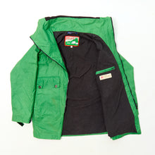 Load image into Gallery viewer, ASYEMMETRIC APPLE GREEN DRY WAX COAT
