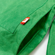 Load image into Gallery viewer, ASYEMMETRIC APPLE GREEN DRY WAX COAT
