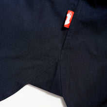 Load image into Gallery viewer, Boulton  Navy Luxury Cotton Poplin Tailed Shirt
