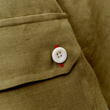 Load image into Gallery viewer, Arkwright 33 Moss Linen Over Shirt
