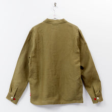 Load image into Gallery viewer, Arkwright 33 Moss Linen Over Shirt
