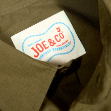 Load image into Gallery viewer, Boulton Khaki Luxury Cotton Poplin Tailed Shirt
