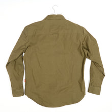 Load image into Gallery viewer, Boulton Khaki Luxury Cotton Poplin Tailed Shirt
