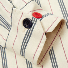 Load image into Gallery viewer, Baines 18 Candy Stripe Cotton Twill Over Shirt
