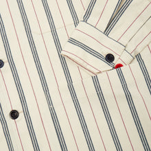 Load image into Gallery viewer, Baines 18 Candy Stripe Cotton Twill Over Shirt
