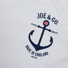 Load image into Gallery viewer, Anchor 2 DTF Printed White Organic Cotton T Shirt
