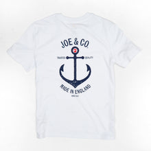 Load image into Gallery viewer, Anchor 2 DTF Printed White Organic Cotton T Shirt
