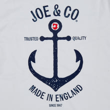 Load image into Gallery viewer, Anchor 2 DTF Printed White Organic Cotton T Shirt

