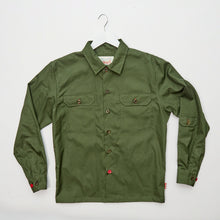 Load image into Gallery viewer, Paxton 36 Dark Olive Water Repellent Ripstop over shirt
