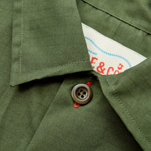 Load image into Gallery viewer, Paxton 36 Dark Olive Water Repellent Ripstop over shirt
