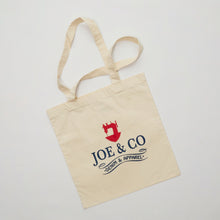 Load image into Gallery viewer, Joe &amp; Co signature screen printed cotton tote bag
