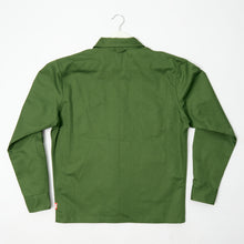 Load image into Gallery viewer, Chadwick 9 Grass Green Herringbone Over Shirt
