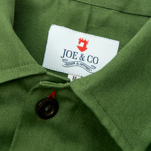Load image into Gallery viewer, Chadwick 9 Grass Green Herringbone Over Shirt
