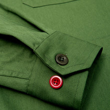 Load image into Gallery viewer, Chadwick 9 Grass Green Herringbone Over Shirt
