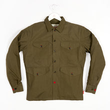Load image into Gallery viewer, Whitney 1 Luxury Poplin Multi Pocket Khaki Over Shirt
