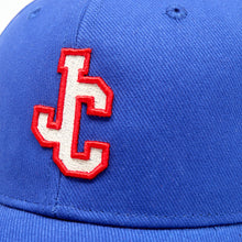 Load image into Gallery viewer, Babe 5 Outlined Royal Blue Brushed Cotton 6 Panel Ball Cap
