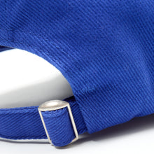 Load image into Gallery viewer, Babe 5 Outlined Royal Blue Brushed Cotton 6 Panel Ball Cap
