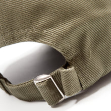 Load image into Gallery viewer, Babe 2 Outlined Khaki Brushed Cotton 6 Panel Ball Cap

