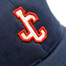 Load image into Gallery viewer, Babe 4 Outlined Navy Brushed Cotton 6 Panel Ball Cap
