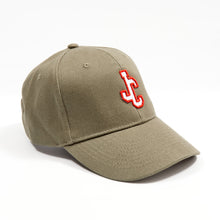 Load image into Gallery viewer, Babe 2 Outlined Khaki Brushed Cotton 6 Panel Ball Cap
